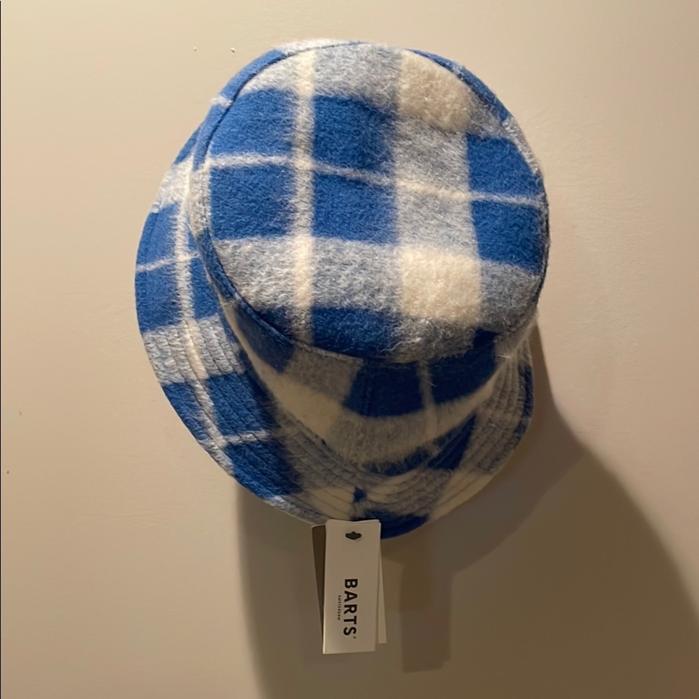 Barts Blue and White Bucket Hat